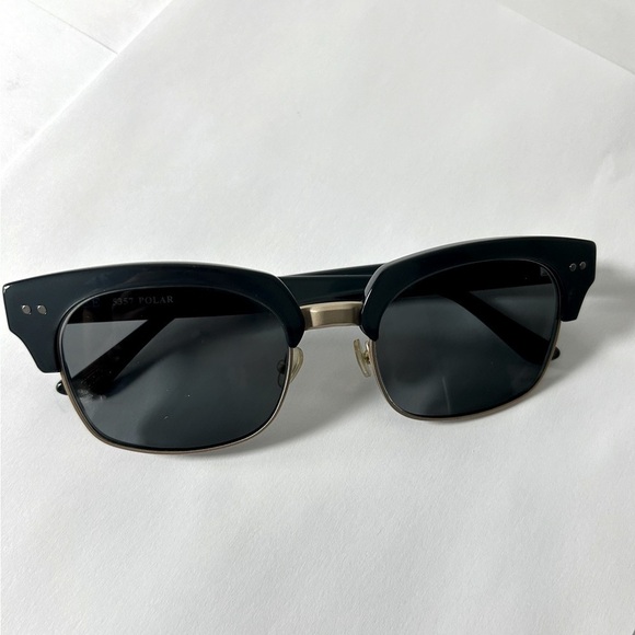 SEE Eyewear 5357 Polar Blue Gold  Frames Only Sunglasses. main image 6
